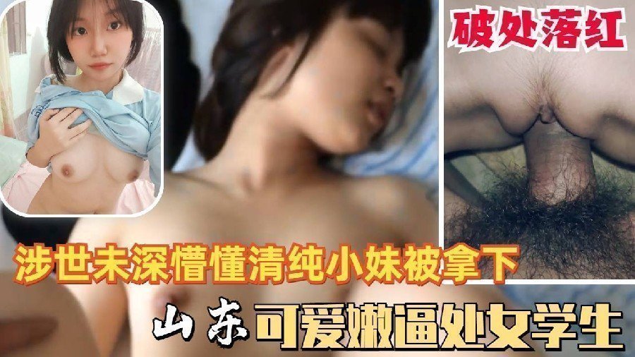 可爱懵懂清纯山东高中少女学生处女被拿下落红被猪拱的白菜